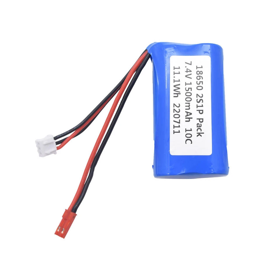 18650 סוללה 1500 mah 7.4 V
