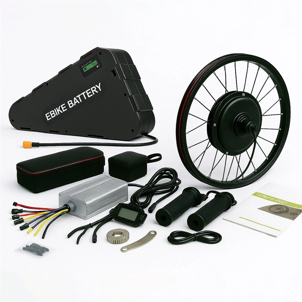 ערכת מנוע DC אופניים חשמליים 48V 1000W גלגל אחורי